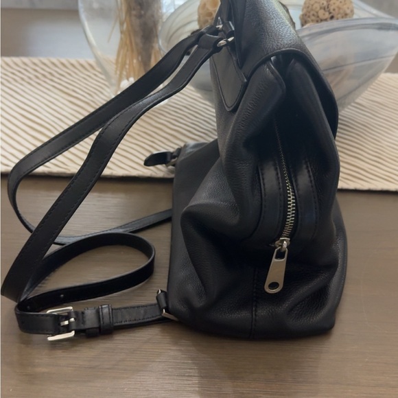 Michael Kors Black Leather Backpack - Picture 2 of 5